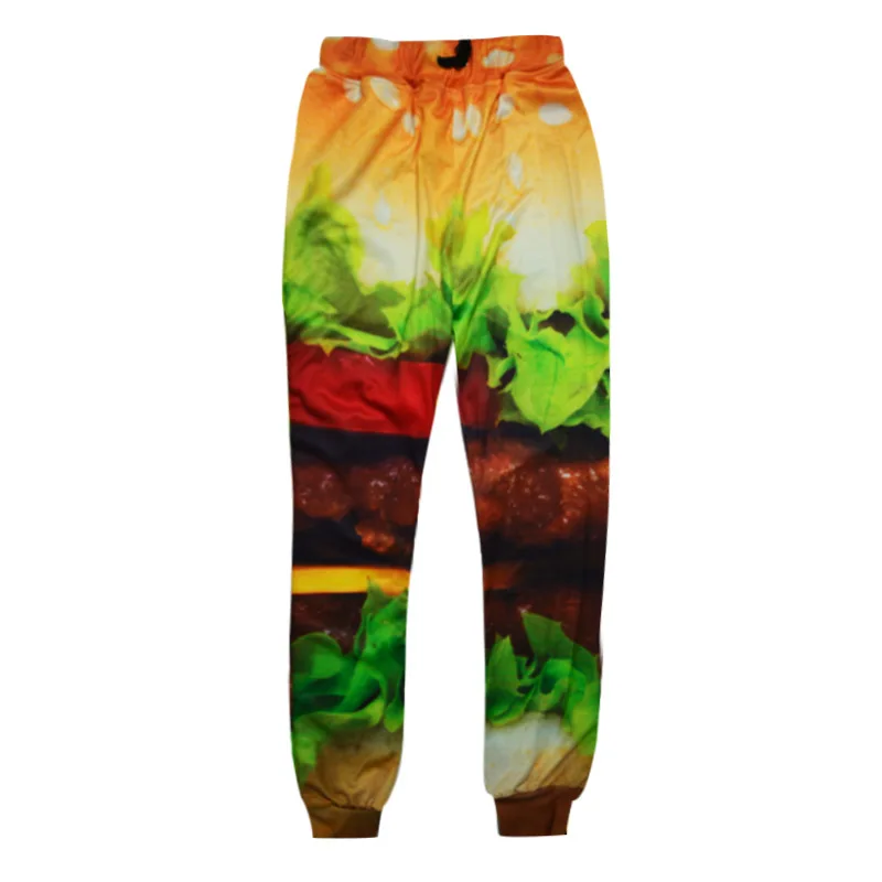 Весенне-осенние мужские брендовые штаны с гамбургером, штаны для хип-хоп танцев, повседневные мужские штаны для бега с розами - Цвет: Армейский зеленый