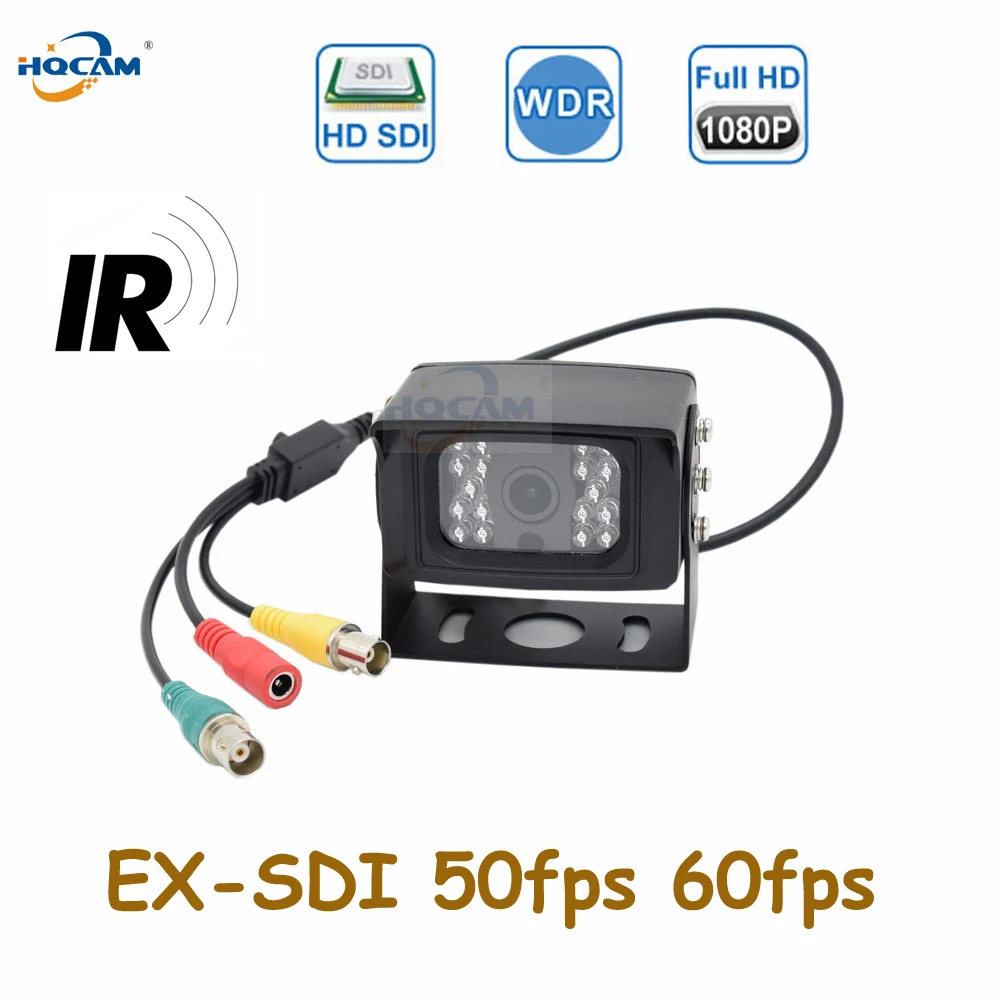 HQCAM EX-SDI 50fps 60fps ночное видение 1080P HD-SDI ИК камера Panasonic сенсор мини SDI Коробка