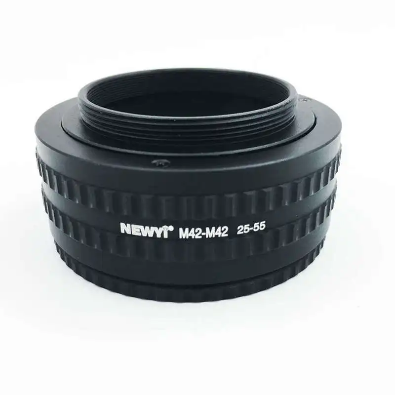 

Newyi M42 To M42 Mount Lens Adjustable Focusing Helicoid Macro Tube Adapter - 25Mm To 55Mm camera Lens Converter Adapter Ring