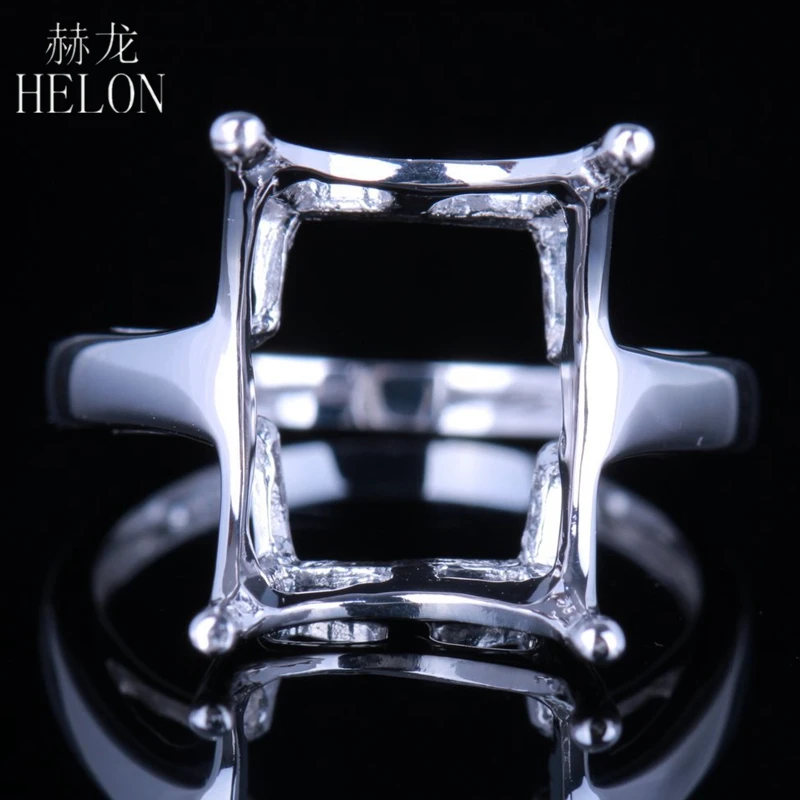 Женское кольцо с полукреплением HELON из стерлингового серебра 925 пробы 10x13