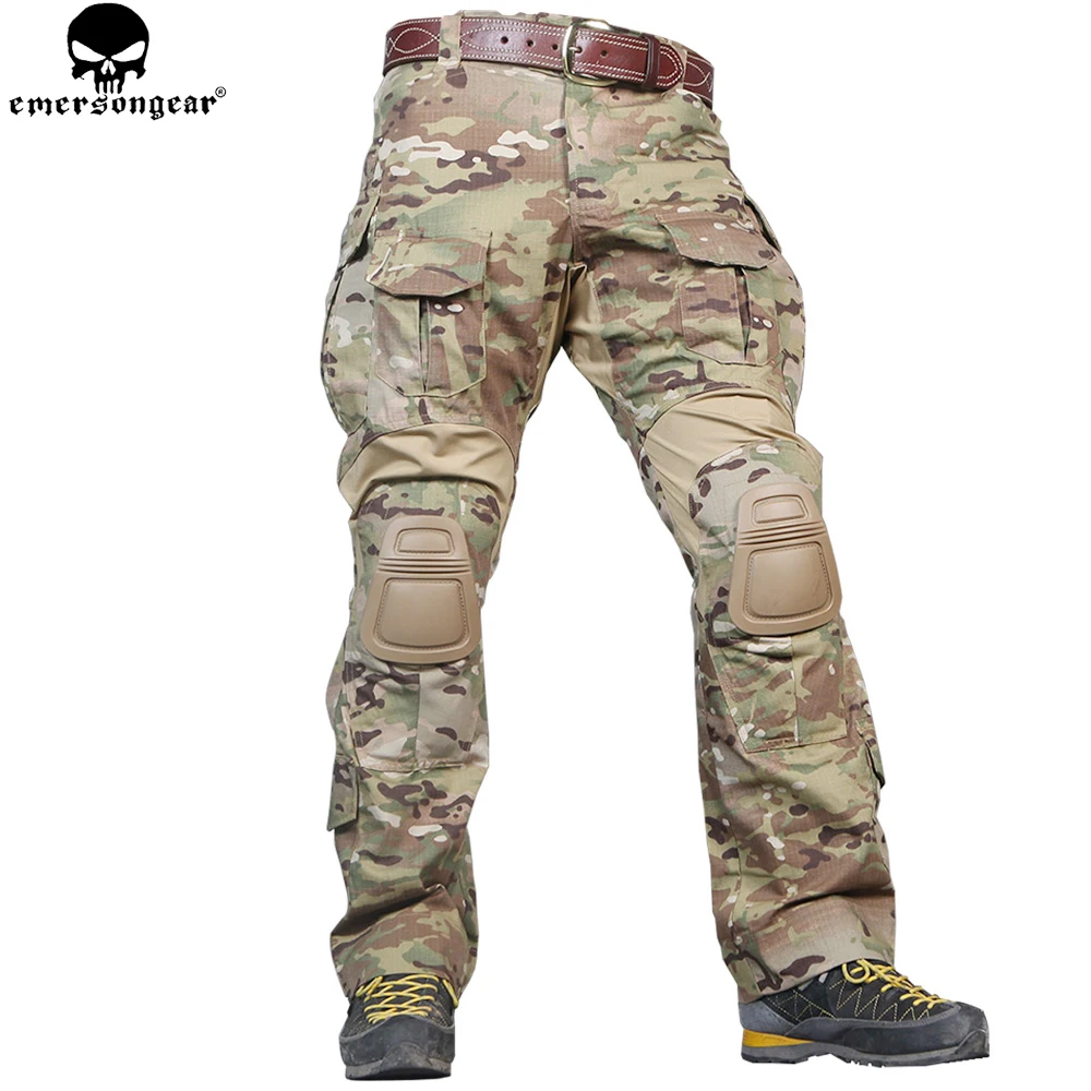 Армейские брюки EMERSONGEAR G3 для охоты страйкбола Мультикам с наколенниками|g3 pants|pants