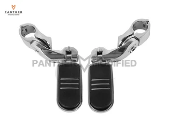

1-1/4" 32mm 1.25" Chrome Adjustable Highway Short Mount Foot Pegs Motorcycle Foot Pegs Moto Foot Rest case for Harley XL883 1200