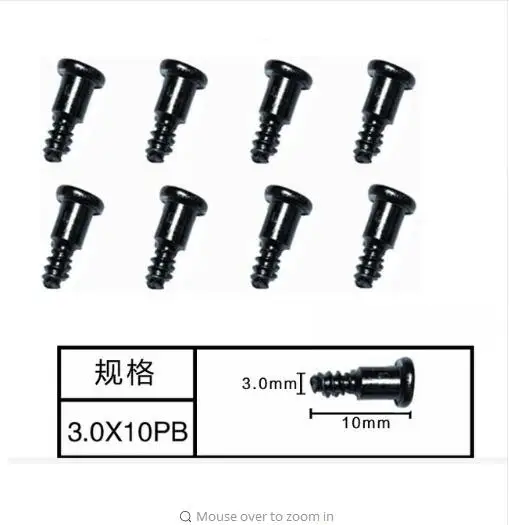 Subotech BG1506 BG1507 BG1508 BG1509 BG1513 RC части автомобиля - Цвет: 3.0x10BP screw