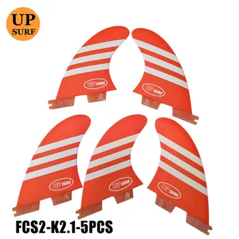 

2pcs/3pcs/5pcs Surf FCS2 k2.1Fins FCSII K2.1 Tri-quad Set Fins Thruster Fins Free Shipping stand up paddle
