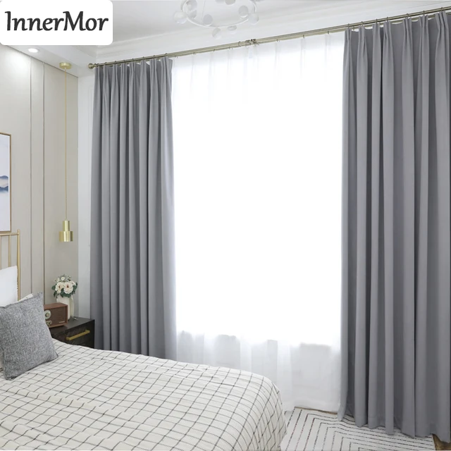 Innermor Blackout Curtains For Living Room High Shading Thick Innermor Blackout Curtains For Living Room High Shading Thick Bedroom Faux Linen D