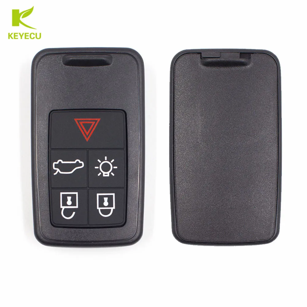 KEYECU New Replace Remote Car Key Shell Case Fob 5 Button for Volvo S60