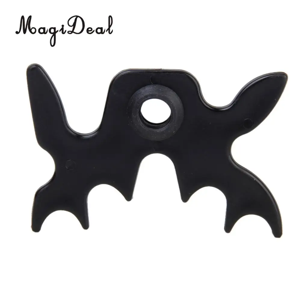 MagiDeal Professioanl 2Pcs Plastic Butterfly Moosehead Design Pool Cue Bridge Stick 9 Slip-On Spider Bat for Snoker Billard Acce