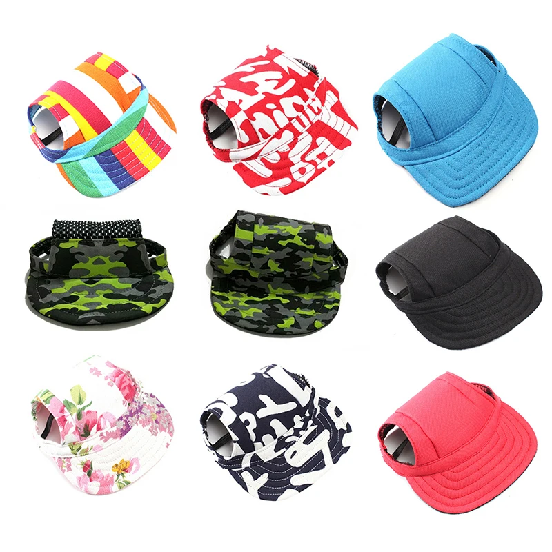 

GANYUE Summer Pet Sun Hat Shade Cat Dog Hat Dog Travel Sun Hats Dogs Outdoor Visor Hat Mesh Breathable Pet Baseball Cap