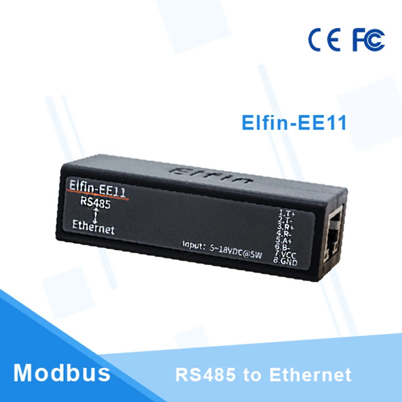 RS485 Elfin-EE11 Serial server serial server to Ethernet Modbus serial Ethernet 