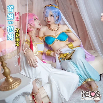

Ram/Rem Cosplay Re:Zero Sexy Lovely Dancers Uniform Re Life In a Different World Kawaii Sisters Costume S/M/L