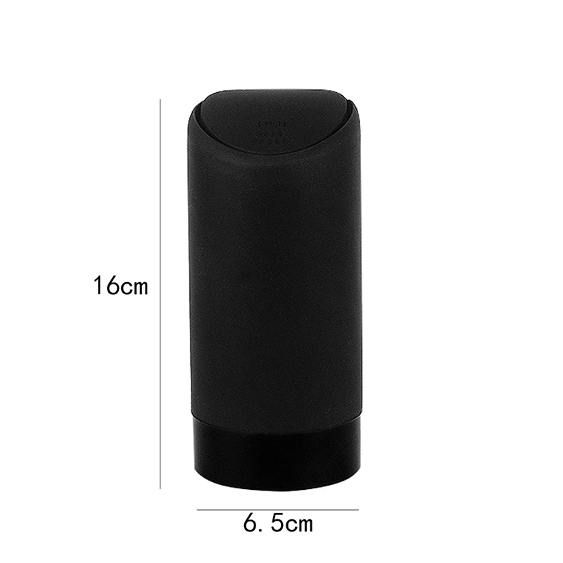 YOLU Auto Car Garbage Can Car Trash Can Silicone Garbage Dust Case Holder Rubbish Bin Black White