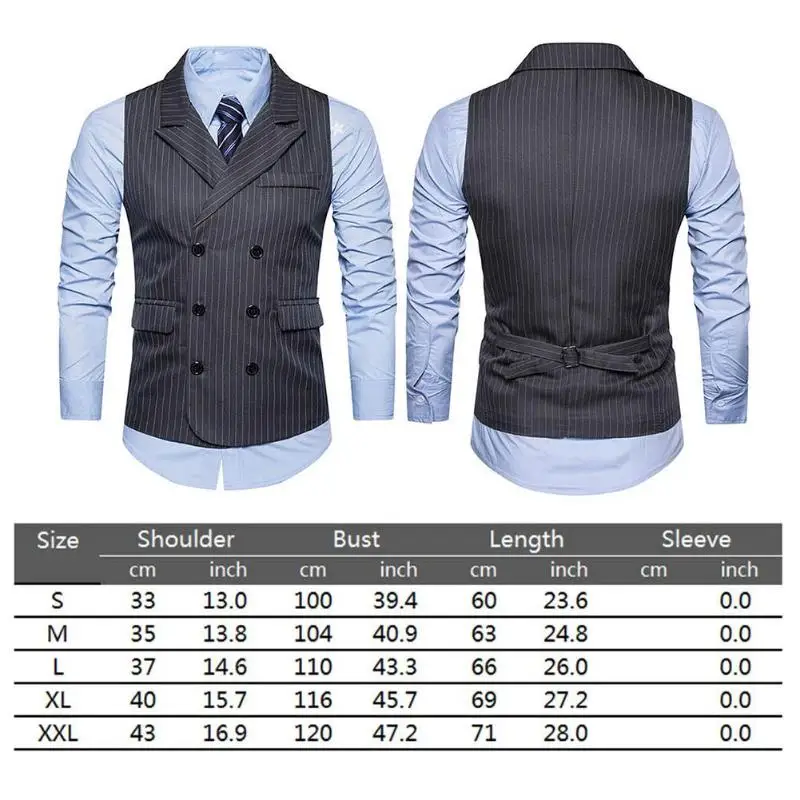 Mens Suit Vest Sleeveless Male Waistcoat Slim Fit Vest Waistcoat Business Wedding Classic Colete Masculino Social Blazer