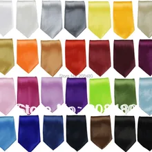 Плотная полиэстер Для мужчин жаккард галстук 10 см/4 дюйм(ов) широкий 28 цветов