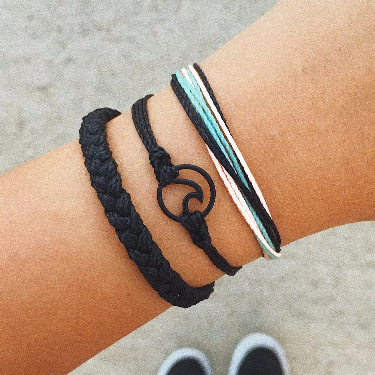 Bohemian Braided Bracelet Wave Set Handmade | Украшения и аксессуары