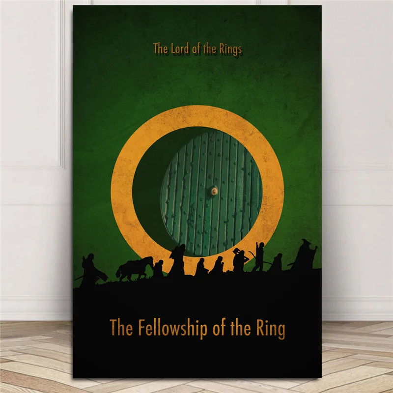 Lord Of The Rings Minimalist Inspired Canvas Painting Prints