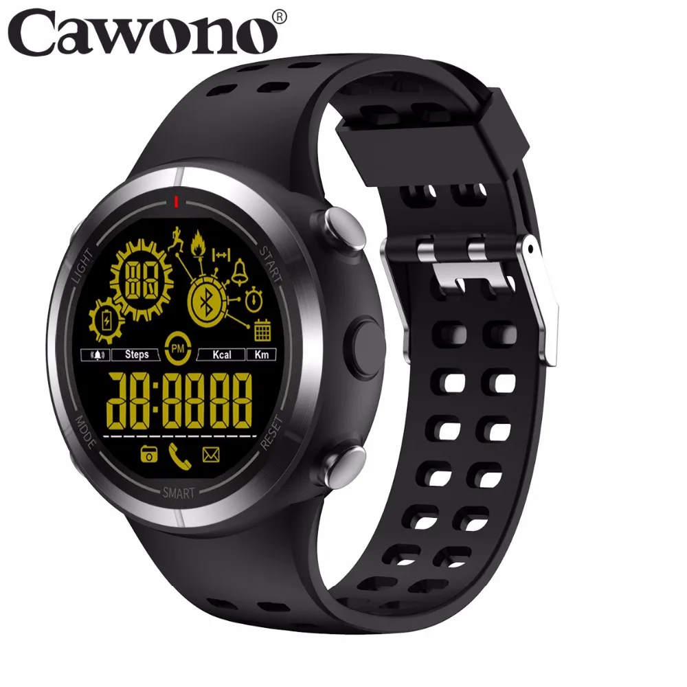 

Cawono CN6 Waterpoof Bluetooth 4.0 Smart Watch Stopwatch Sport Wristwatch Pedometer Smartwatch for Android IOS VS EX18 EX36 EX16