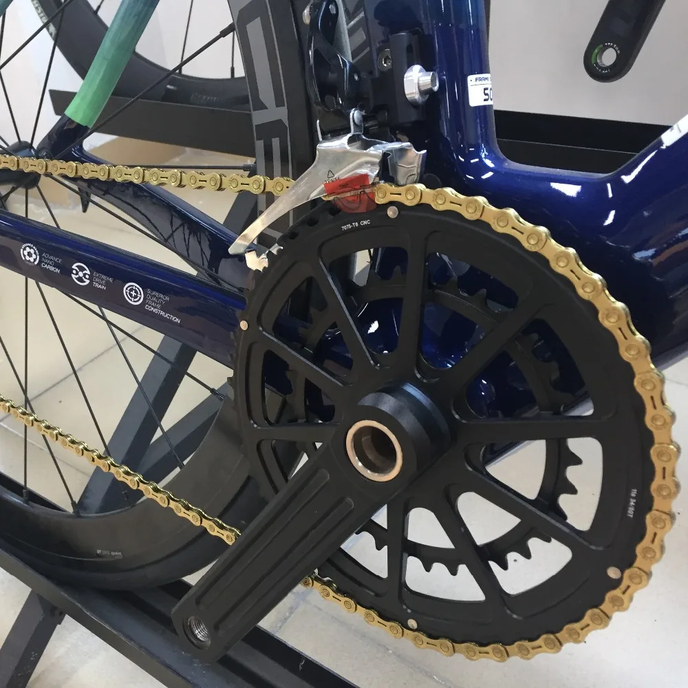 YBN SH11 Ультралегкая Золотая полая 11 скоростная велосипедная цепь для дорожного горного велосипеда для Shimano Sram Campagnolo система переключения передач