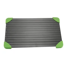Fast Defrosting Tray to Defrost Meat or Frozen Food Quickly Without Electricity, Microwave, Hot Water or Any Other
