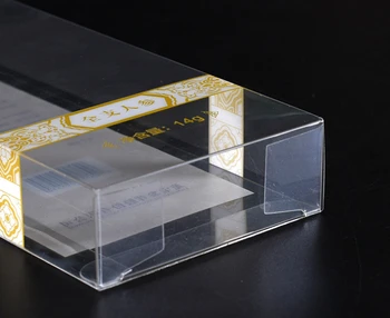 

CMYK printing Clear plastic food packaging box tray,Auto Lock Bottom Clear PET Food Safe Box ---PX20323