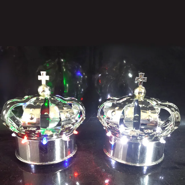 LED crown head of the charging table light lamp entertaining diversions champagne wine cover cap led decorative light 50pcs/lot