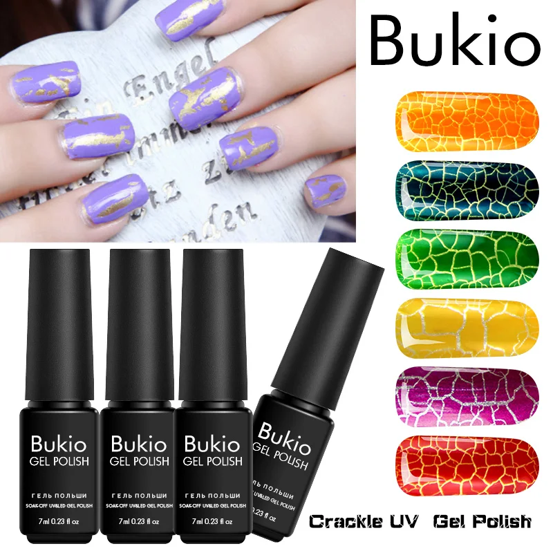 

Bukio Nails Accessories Everything for Manicure Cracking Nail Gel Polish Semi Permanent Enamel Hybrid Lacquer Led Lamp
