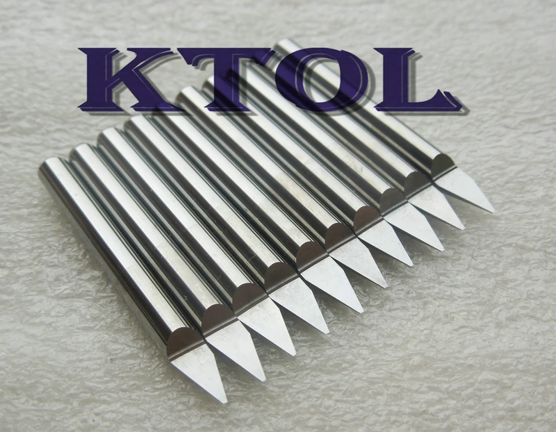 10 шт./компл. 40 угол 4x0 4 мм плоское дно карбидные мельницы резак CNC биты для