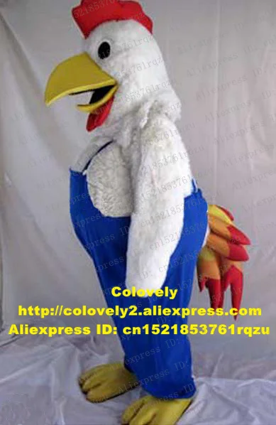 Cock Hahn Henne Huhn Chook Maskottchen Kostüm Erwachsene Cartoon Charakter Anime Kostüme Kinder Programm Familie Ausflüge zz6323
