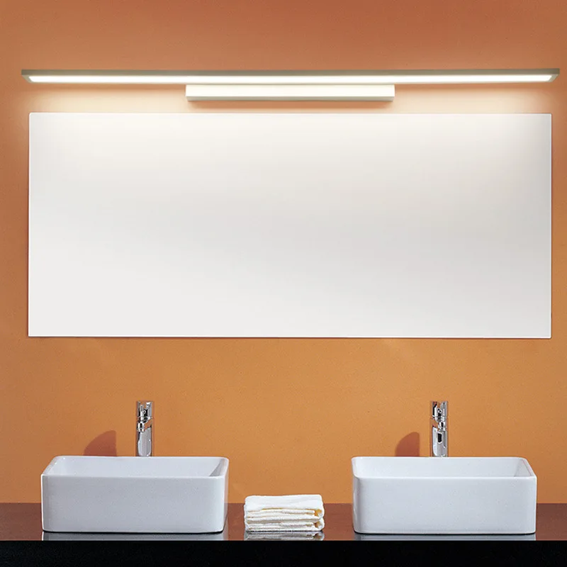 

Led Vanity Lights 40/60/80/100/120cm Warm/White Light Bathroom Mirror Wall Lighting Hotel Bedroom Wall Sconce Free Shipping