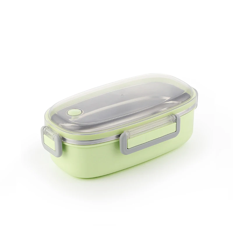 TUUTH Cute Lunch Box Stainless Steel Dinnerware Food Storage Container Children Kids School Office Portable Bento Box B4