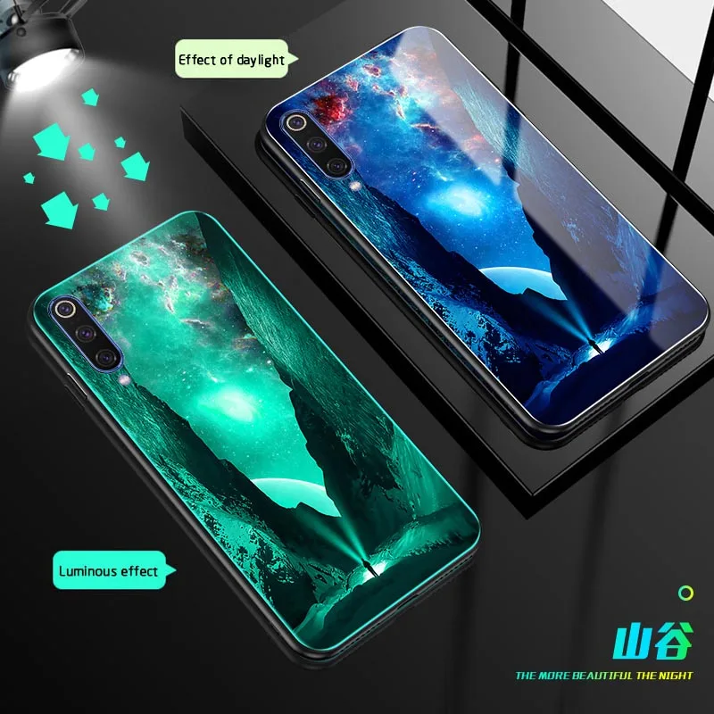 Lu mi nous стеклянный чехол для Xiaomi 9 T Pro 8 se A1 A2 x 2 S 3 задняя крышка redmi k20 pro 7 7A 6 6A Note Чехол