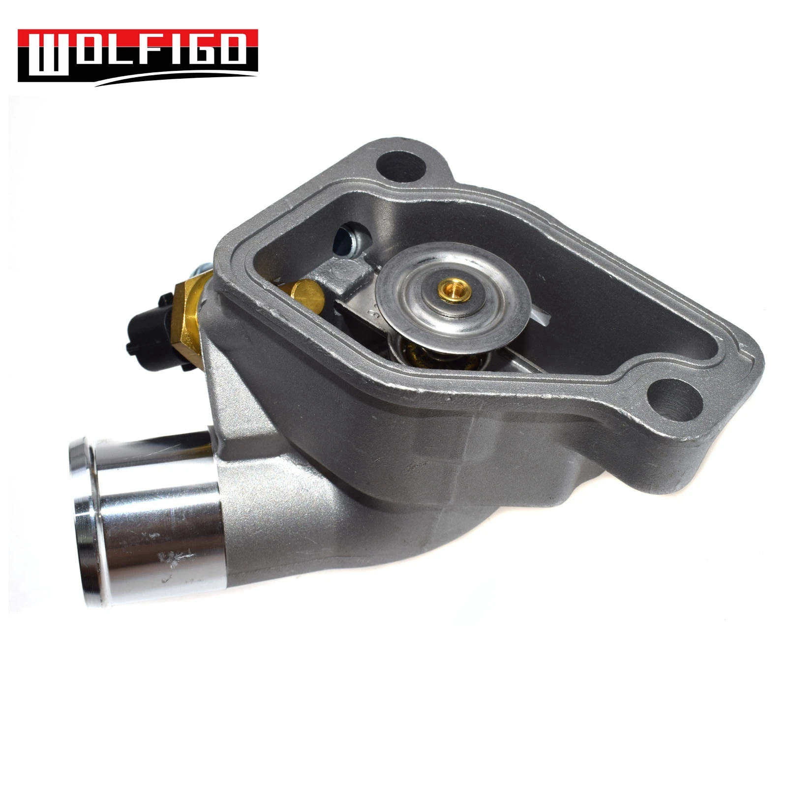 Новый термостат WOLFIGO + Корпус прокладка датчик для Opel Astra G H Corsa C VECTRA B 24456401 6338035 1338001