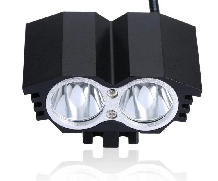 

Bicycle Front Light LED MTB Mountain Cycling Bike Light Spotlight Lamp A21 5000 Lumen 2x U2 LED with 4x18650 Battery