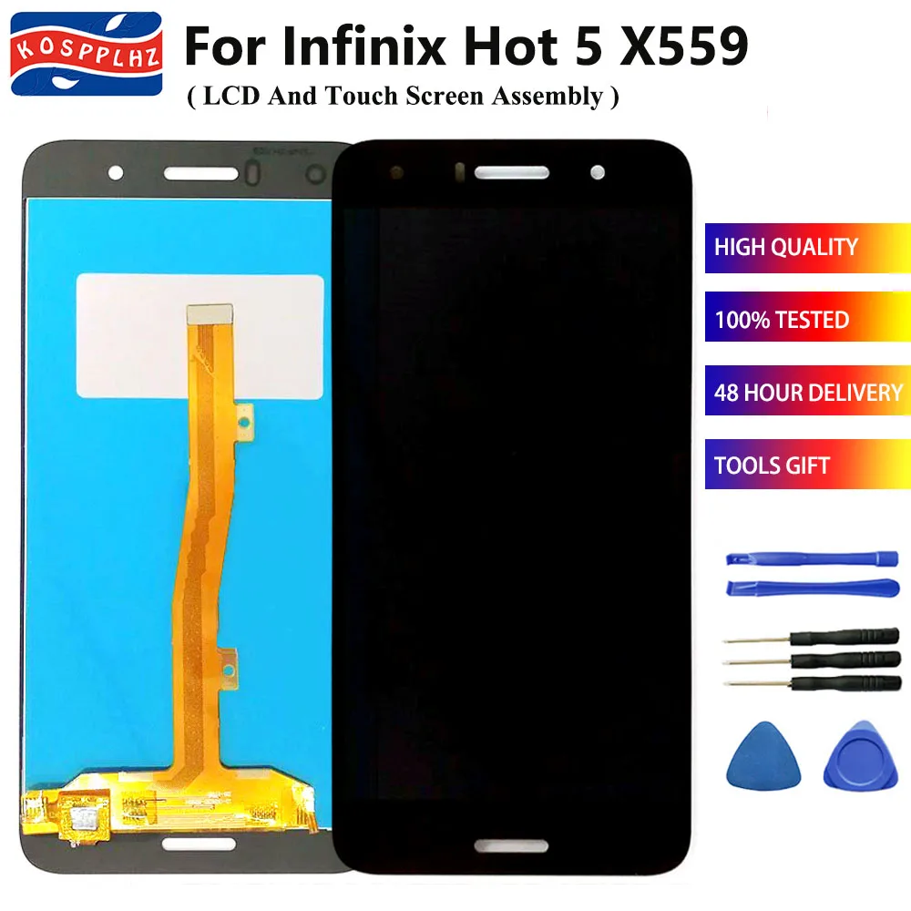 100% протестирован для Infinix Hot 5 X559 X559C ЖК дисплей сенсорный экран дигитайзер в сборе