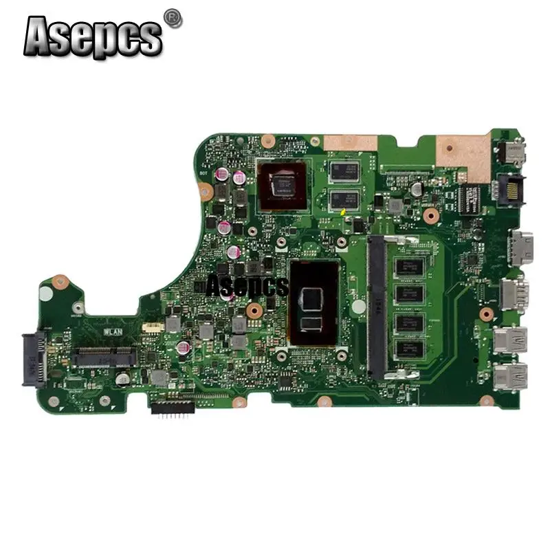 Asepcs X555UJ материнская плата для ноутбука ASUS X555UJ X555UF F555U X555UB X555UQ X555UTest originalmainboard 4G ram I7-6500U