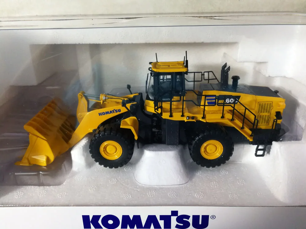 UH 8127 1:50 Komatsu WA600 8 игрушка погрузчик|loader toy|komatsu toystoy loader |