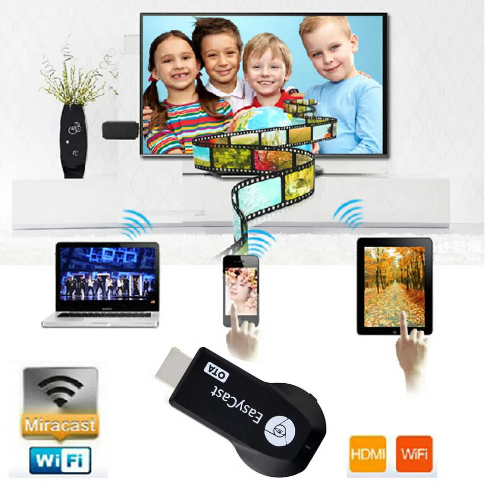 EZcast m2 экран HDMI адаптер ТВ-карты HDMI 1080 P Wi-Fi Дисплей приемник ключа Поддержка Miracast DLNA AirPlay Оконные рамы IOS Andriod