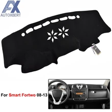 AX коврик для приборной панели чехол для Mercedes Benz Smart Fortwo 2008-2013 W451 Накладка для приборной панели Защита от солнца ковер