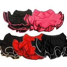 Новая танцевальная одежда для латинских танцев 760 супер двойной лотос платье юбка