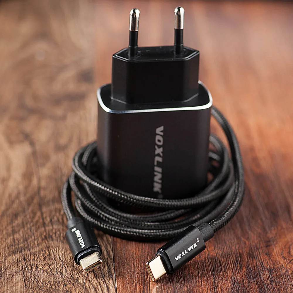 Зарядное устройство VOXLINK Type c Quick Charge 3 0 настенное/дорожное зарядное для Samsung S8 Nexus