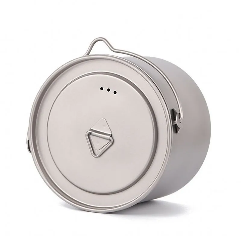 Titanium Cup mug 900ml ultra light outdoor tableware travel coffee tea camping pot water cup cooking pot with lid handle hook up Titanium Cup mug 900ml ultra light outdoor tableware travel coffee tea camping pot water cup cooking pot with lid handle hook up