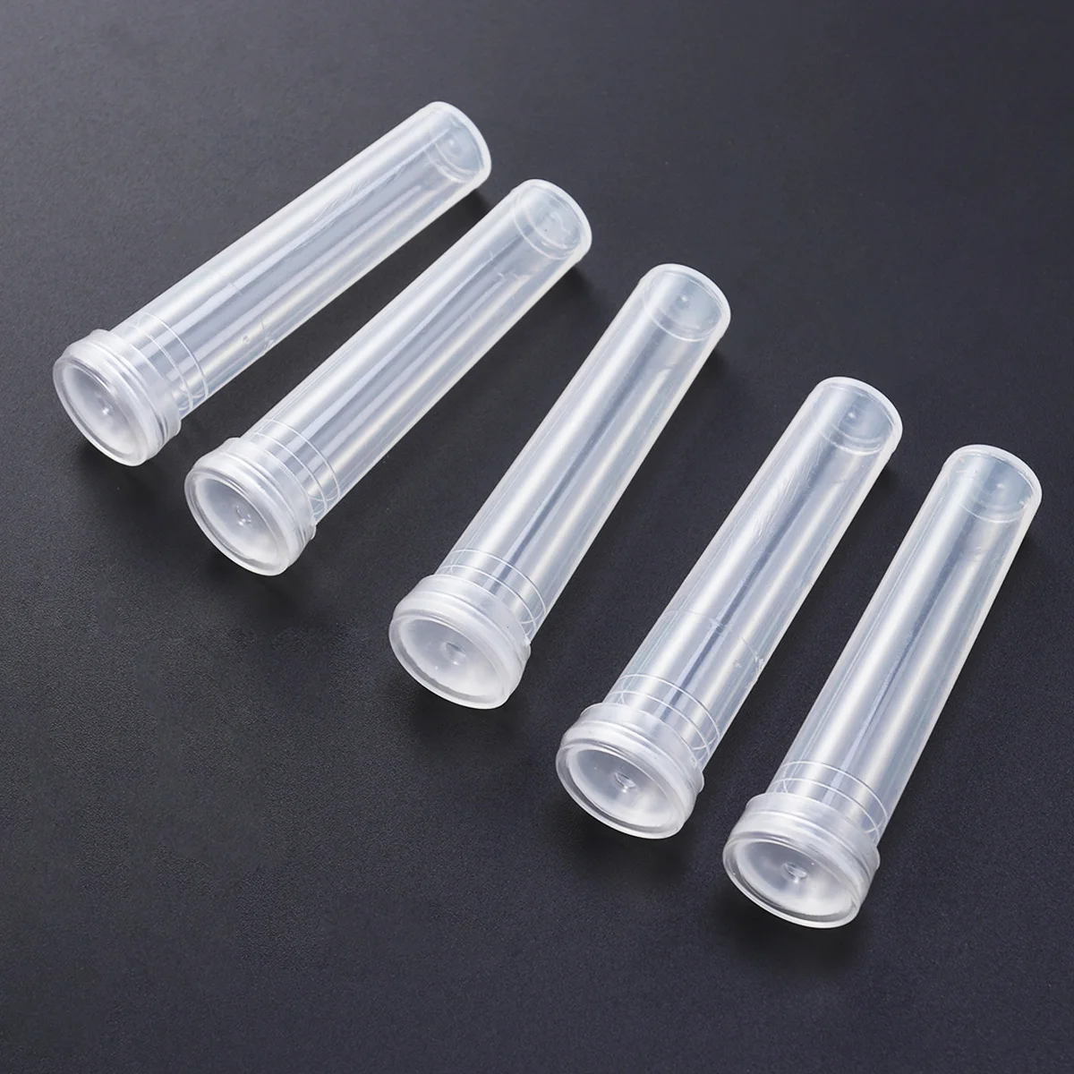 Nutrition Flower Plastic Tube Transparent Water Flower Tube Cap Flower Water Container Florist Supplies For Nutrition Storing