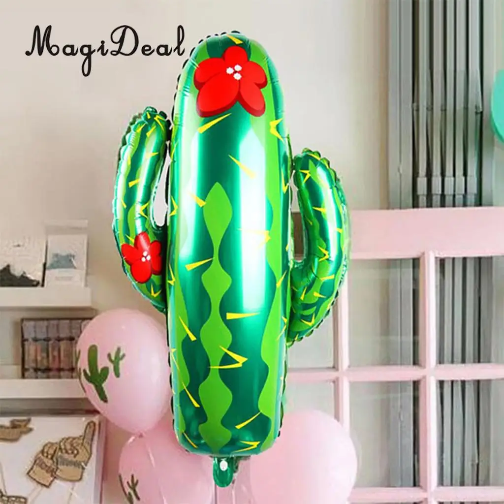 5 Pieces Cactus Aluminium Foil Balloon Baby Shower Kid Birthday Party Decor