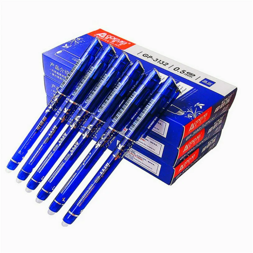 

0.05mm Erasable Pen Gel Pen With Cartridge Sales Gifts Boutique Student Stationery Office Pen Writing Pen Core University