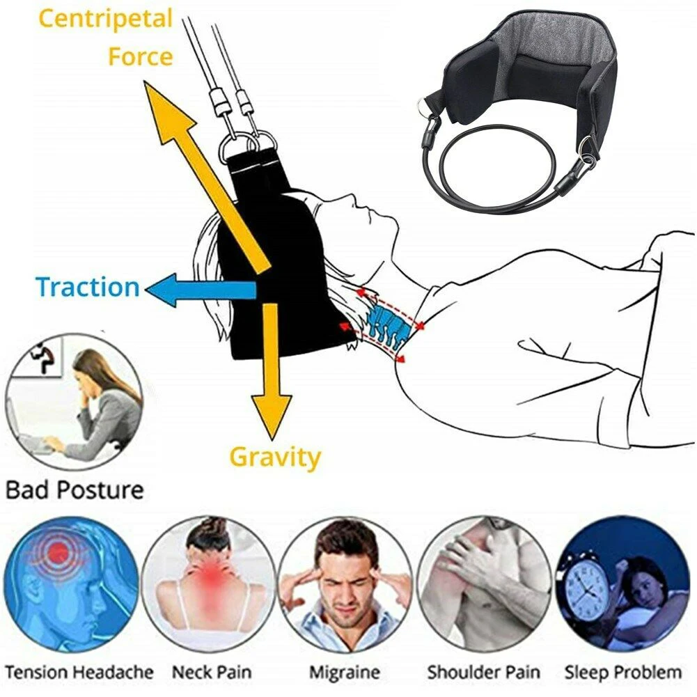 Шейный головной убор для облегчения боли шейки матки тяговое устройство поддержка носилки гамак для шеи облегчение боли поддержка массажер