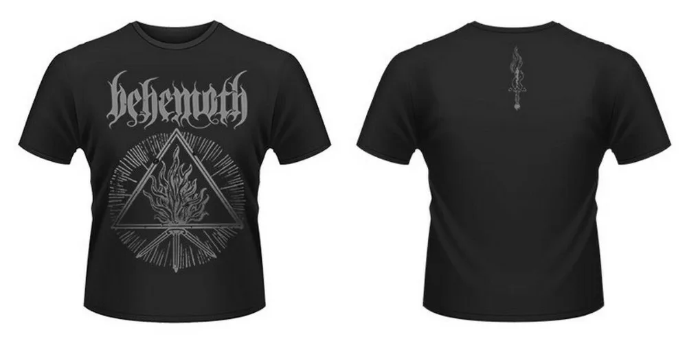 Behemoth-Furor Divinus (новая мужская футболка) модная черная футболка с коротким рукавом