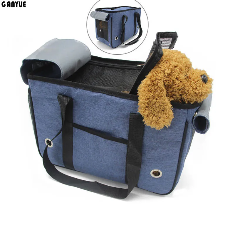 

Ganyue Canvas Portable Cat Carrier Bag Handbag Kitten Small Dog Single Shoulder Bag Outdoor Travel Bags Pet Cat Sling Bag