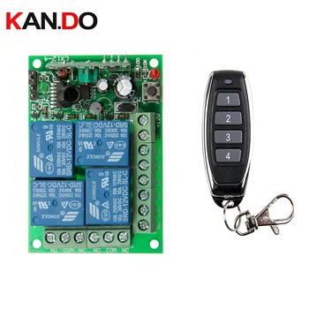 

Smart Multiple DC 12V 24V 10A 315/433 MHz 4CH 4 CH Wireless Relay RF Remote Control Switch Receiver+1 2 3 4 Transmitter shutters