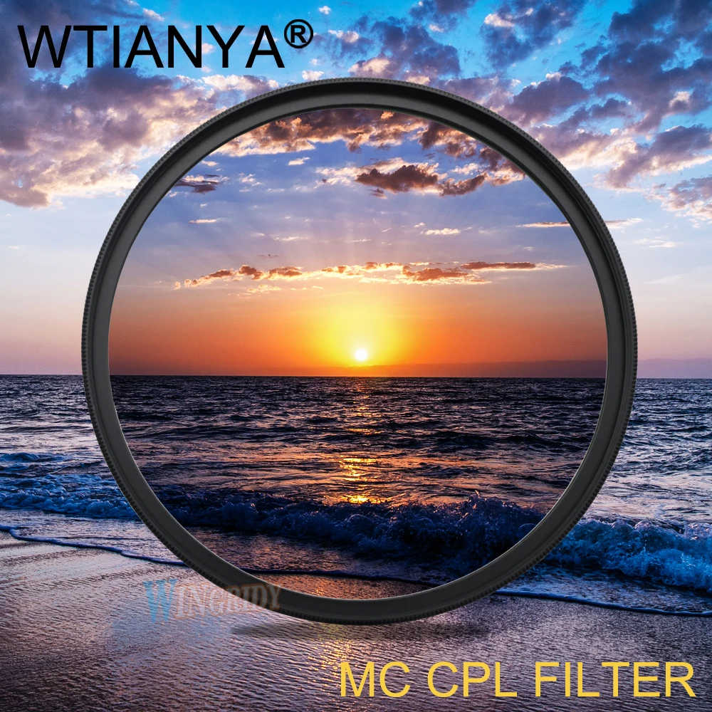 

86mm CPL Filter MC WTIANYA Circular Polarizing Multi-Coating DMC CPL Lens Filter 86 mm CIR-PL Slim Polarizer For Camera Lens