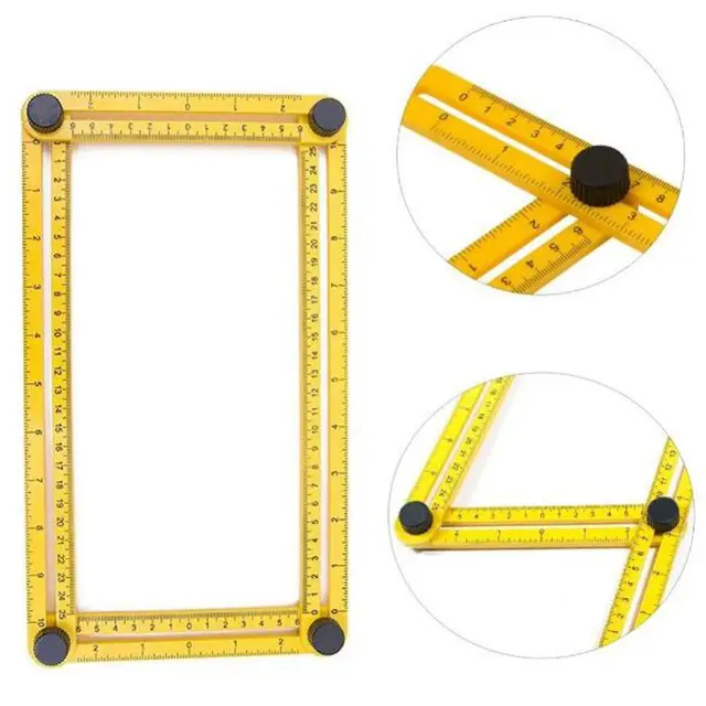 2pcs angleizer diy template tool 836 angle izer angle measures all angles and forms for