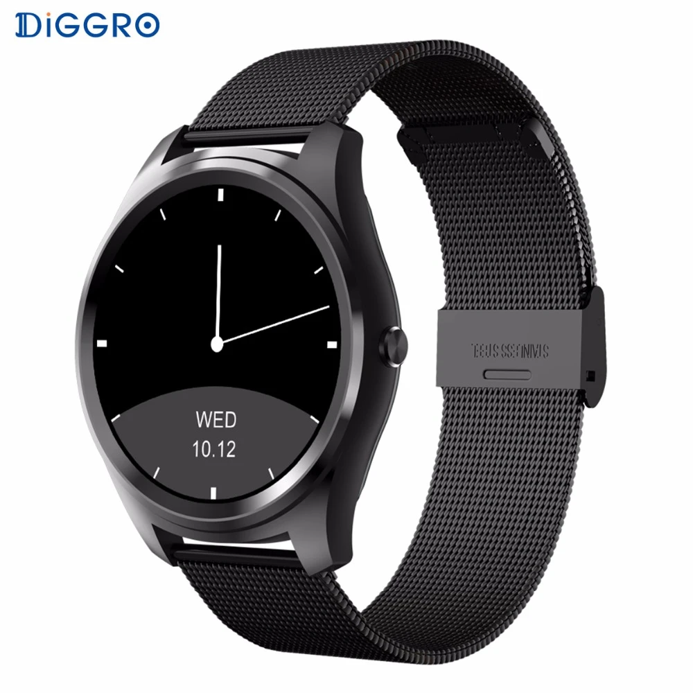 Diggro DI03 Smart Watch Bluetooth 4.0 MTK2502C IP67 Waterproof Heart Rate  Call SMS Reminder Pedometer Smartwatch For Android IOS - AliExpress  Consumer Electronics
